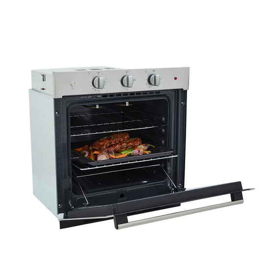 Horno eléctrico Tandoori 60 cm inox con vidrio reflectivo 120V Haceb