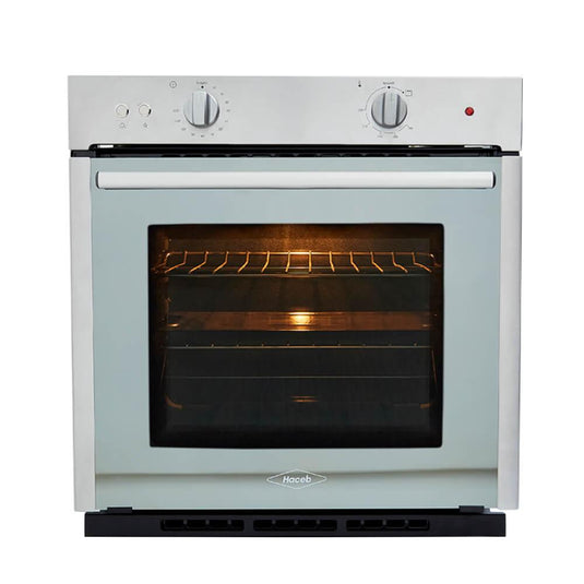 Horno mixto Tandoori 60 cm inox con vidrio reflectivo gas natural 120V Haceb