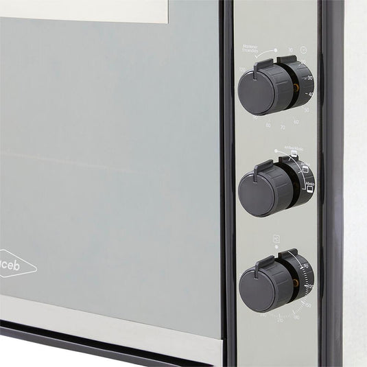 Horno eléctrico Medio Formato Inox 220V Haceb