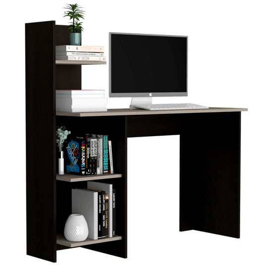 Combo Para Habitación Bariloche Office Wengue, Incluye Armario Y Escritorio