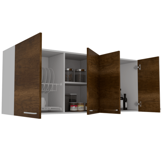 Gabinete Cocina , Blanco y Caramelo