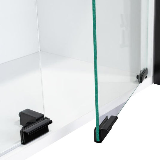 Gabinete Superior, Vidrio Blanco y Frentes Wengue