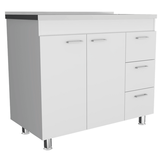 Gabinete Inferior Ferretti, Blanco Nevado ZF