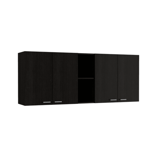 Gabinete Superior Portofino, Wengue, con cuatro puertas batientes ZF