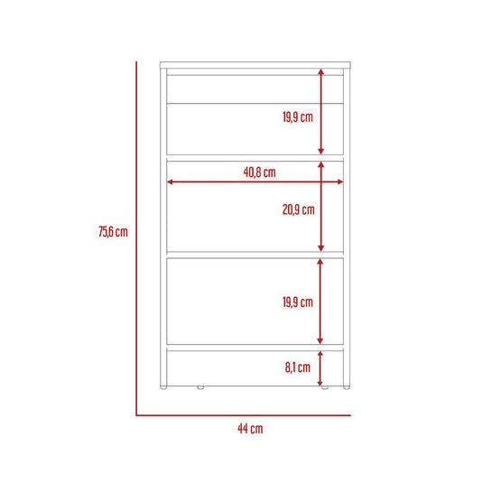 Mueble Optimizador 3 Bath, Duna y Blanco, Con Variedad De Entrepaños