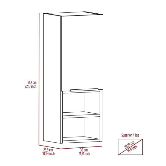 Gabinete de Baño, Real, Humo, Ideal Para Espacios Reducidos ZF X2