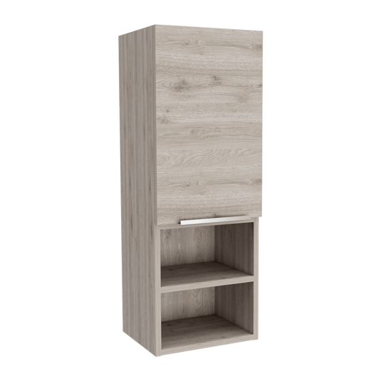 Gabinete de Baño Mila, Gris, Ceniza, Ideal Para Espacios Reducidos ZF