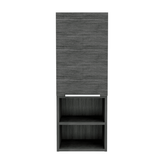 Gabinete de Baño Real Gris con Tres Entrepaños ZF