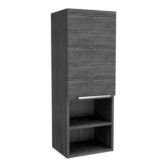 Gabinete de Baño Real Gris con Tres Entrepaños ZF