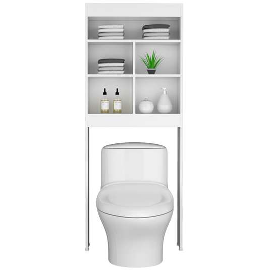 Gabinete de Baño Babel, Blanco, Amplios Espacios Para Colocar Objetos Decorativos X2