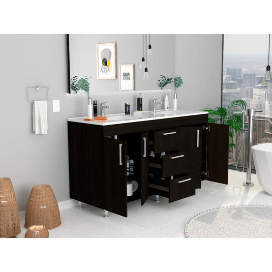 Mueble de Baño Velloc Doble, Wengue