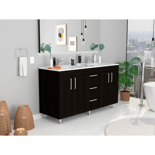 Mueble de Baño Velloc Doble, Wengue