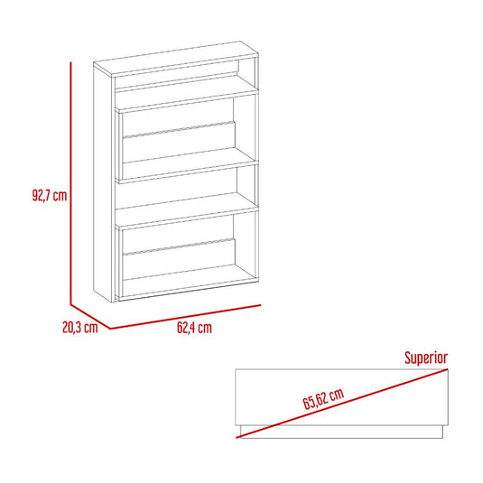 Gabinete de Baño Sensei, Miel y Blanco Marquez, con superficies para ubicar objetos