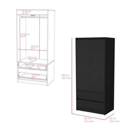 Armario Austin Armoire 2 Puertas ZF