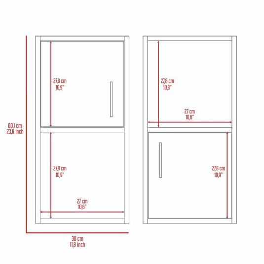 Gabinete De Bano Aqua Blanco ZF