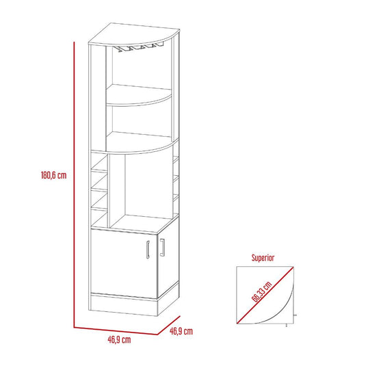 Mueble Bar Riconera Syrah, Bellota ZF