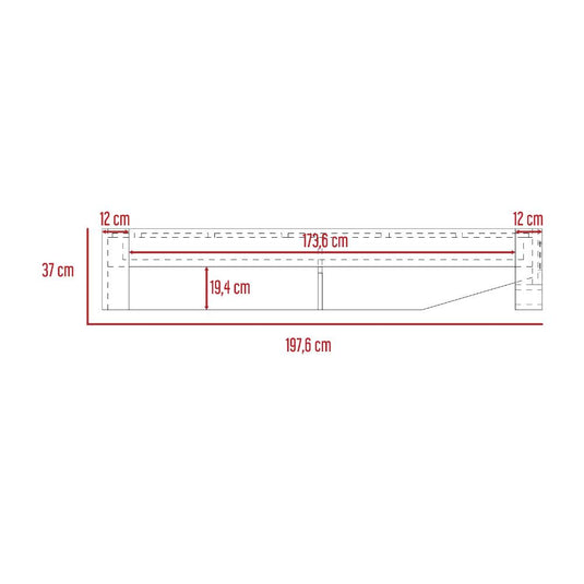 Combo para Habitación Bunny, incluye Cama y Mesas de Noche