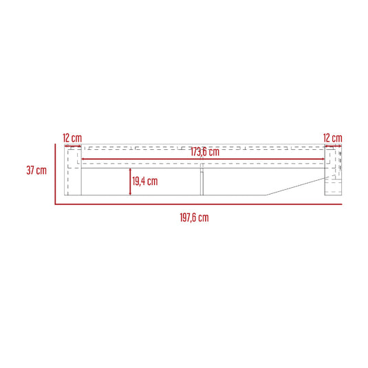 Combo para Habitación Natura, incluye Cama, Cabecero, Baul, Closet y Mesas de Noche