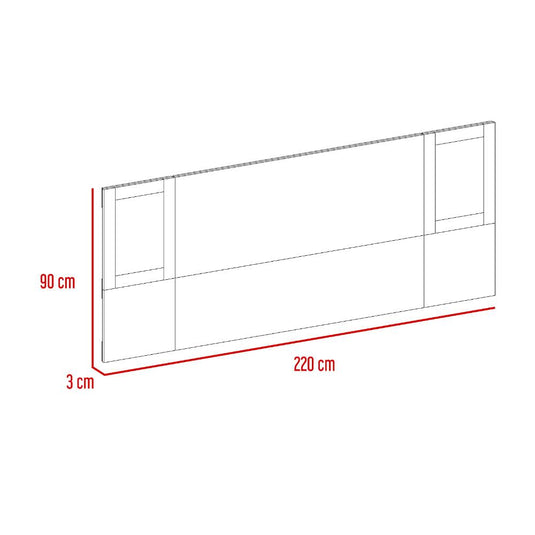 Combo para Habitación Natura, incluye Cama, Cabecero, Baul, Closet y Mesas de Noche