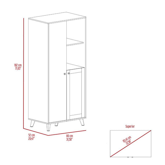 Combo para Habitación Natura, incluye Cama, Cabecero, Baul, Closet y Mesas de Noche