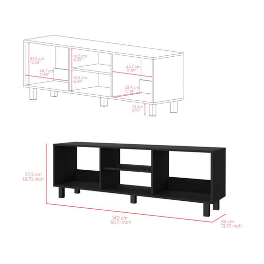 Combo para Sala Pity, Wengue, Incluye Rack para TV 65" y Mesa de Centro ZF