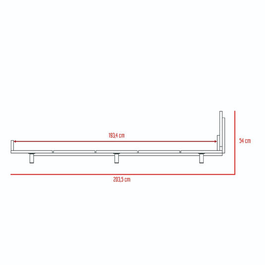 Cama 160 Kaia, Rovere