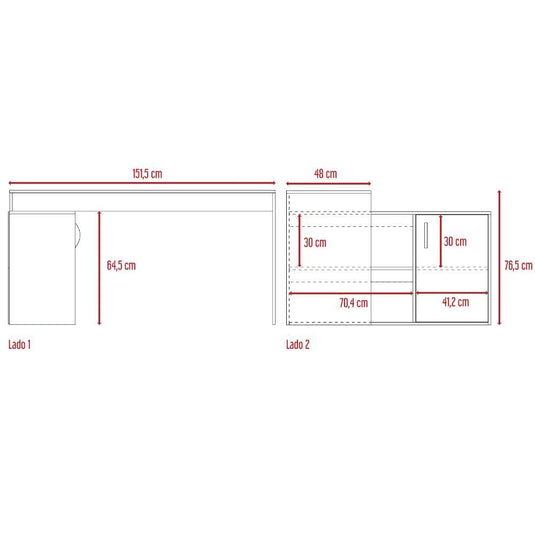 Combo para Habitación Ride, incluye Closet y Escritorio