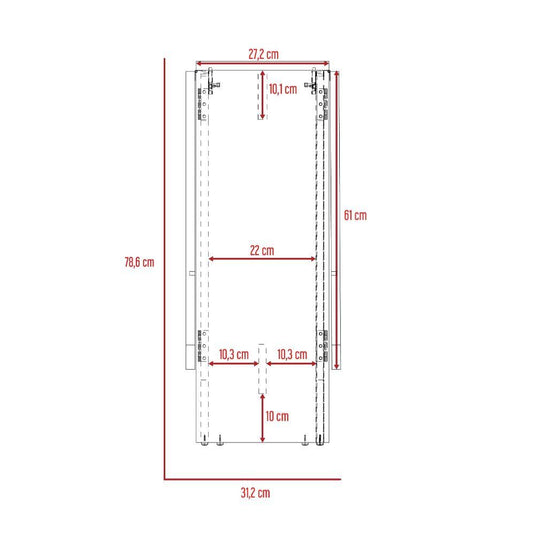 Mesa Plegable Gateleg Wengue Y Macadamia ZF