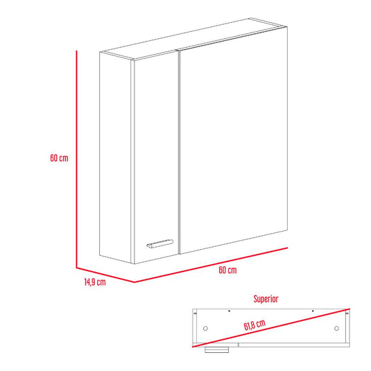 Gabinete de Baño Sines, Blanco