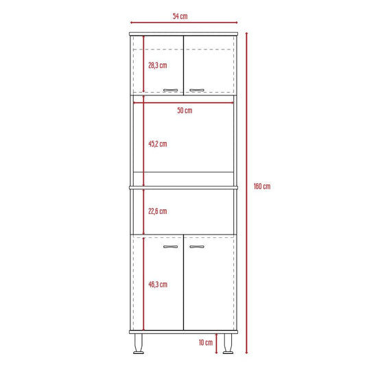 Mueble Alacena Fenixx, Blanco