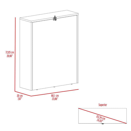 Escritorio Plegable Klapar Blanco