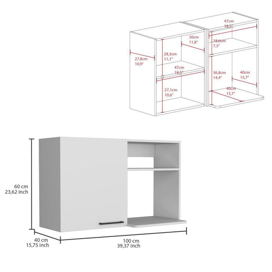 Gabinete Superior De Cocina Napoles Blanco ZF