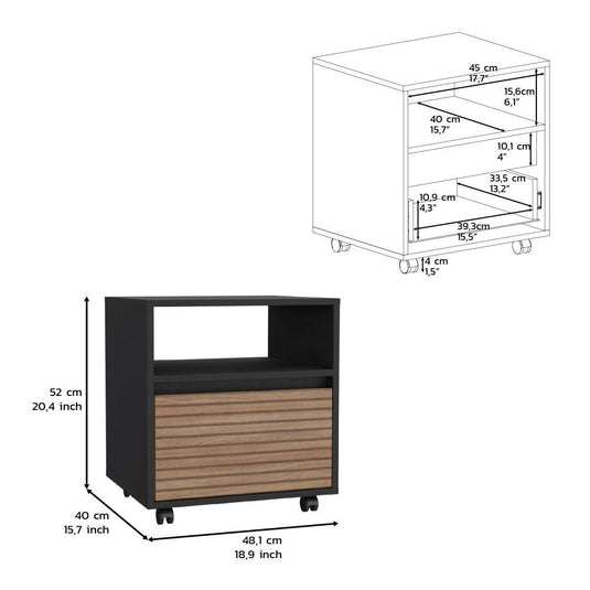 Combo Para Habitación Kariv, Incluye Cabecero - Mesa de Noche y Armario