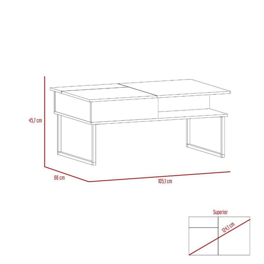 Mesa de Centro Funcional, Rovere y Wengue