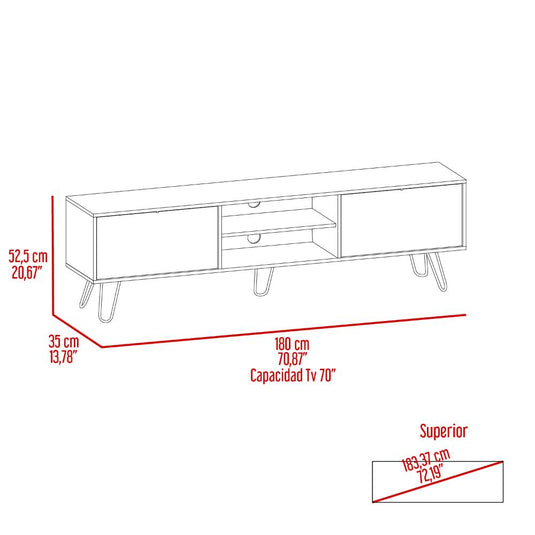 Rack para TV, 80 Pulgadas, Coñac