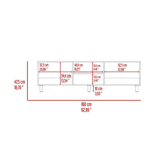 Combo Habitación Avello, Incluye Mesa de Noche y Mesa para TV