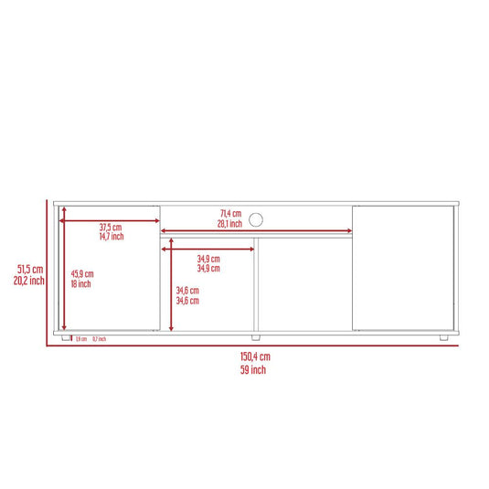 Rack Para Tv Prana, Wengue ZF