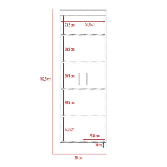 Mueble Alacena Nepal, Miel y Blanco