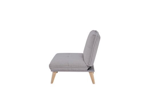 Silla Cama Milan, Gris Claro