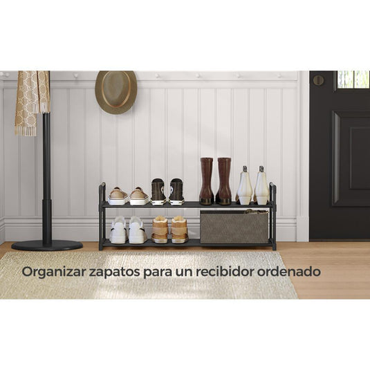 Zapatero Songmics 2 Niveles, Negro