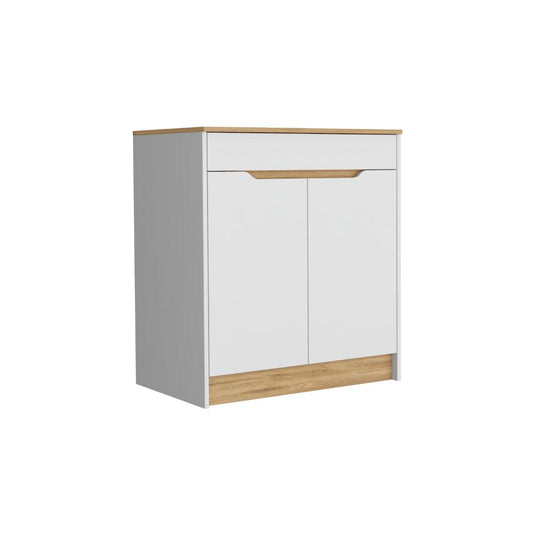 Gabinete Inferior De Cocina Soler Con Meson  Blanco