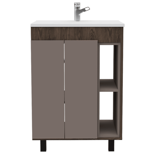 Mueble de Baño Meka, Coñac y Taupe