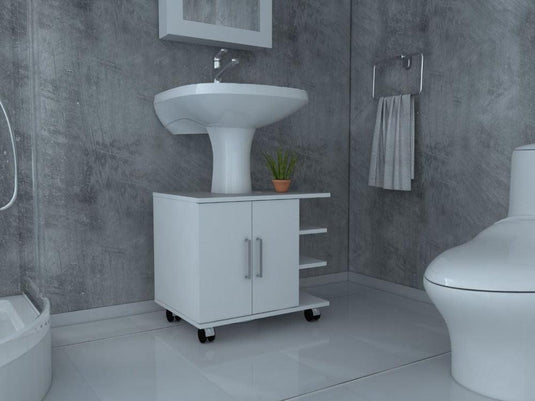 Combo Para Baño Siena Elemental, Incluye Gabinete De Baño Y Mueble Lavamanos