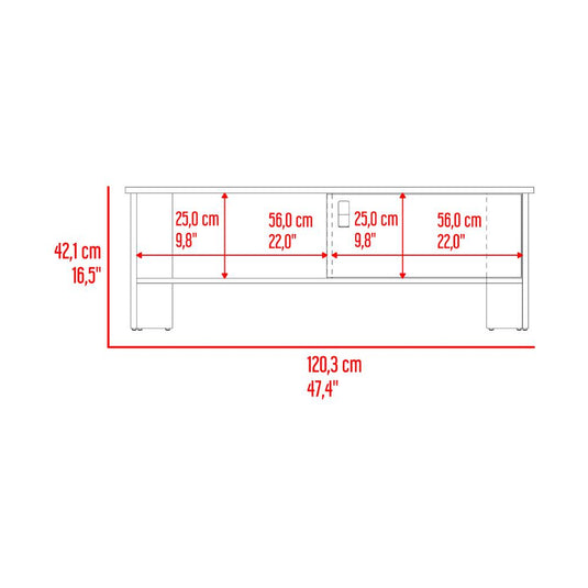 Mesa para TV Lift, Milan, con diseño moderno para tv de 50"