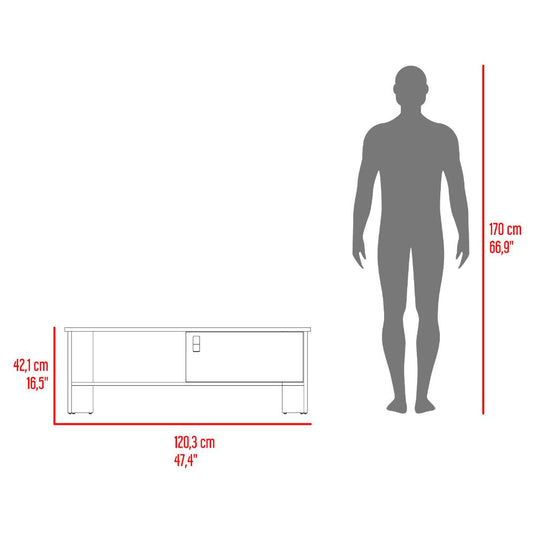 Mesa para TV Lift, Milan, con diseño moderno para tv de 50"