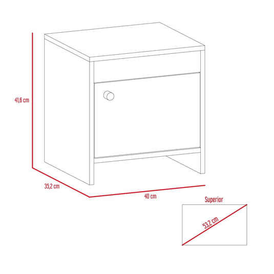 Combo Habitación Avello, Incluye Mesa de Noche y Mesa para TV