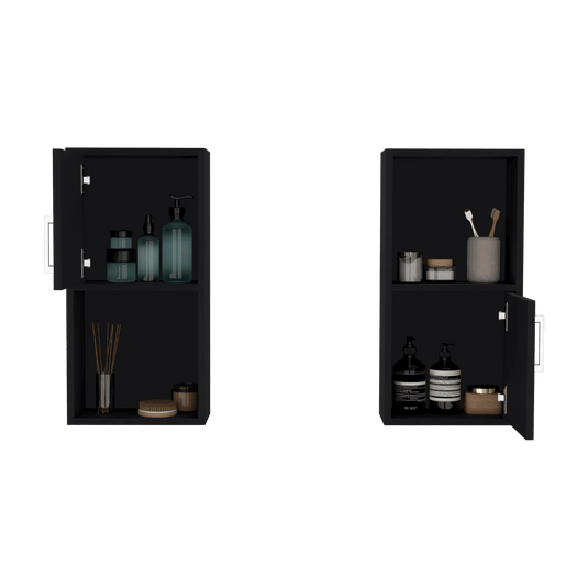 Gabinete de Baño Aqua, Wengue, con Puerta Abatible X2