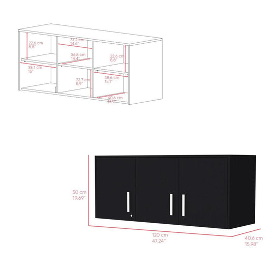 Combo Para Cocina Audral, Incluye Gabinete Superior y Alacena