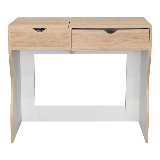 Mueble de Tocador Perla, Rovere y Blanco