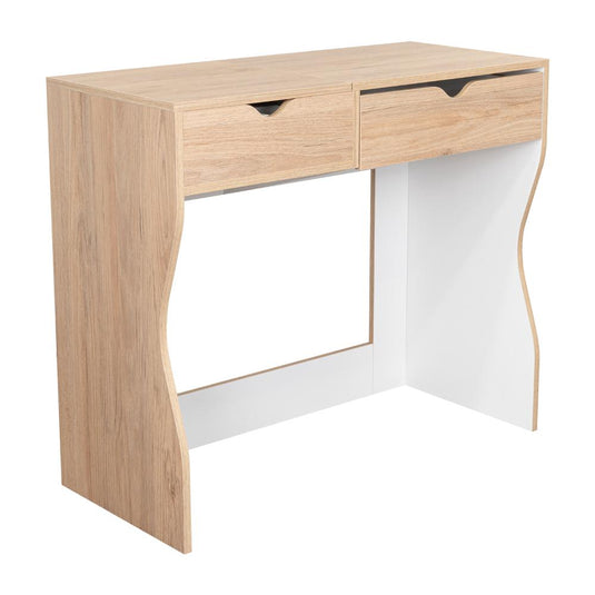 Mueble de Tocador Perla, Rovere y Blanco